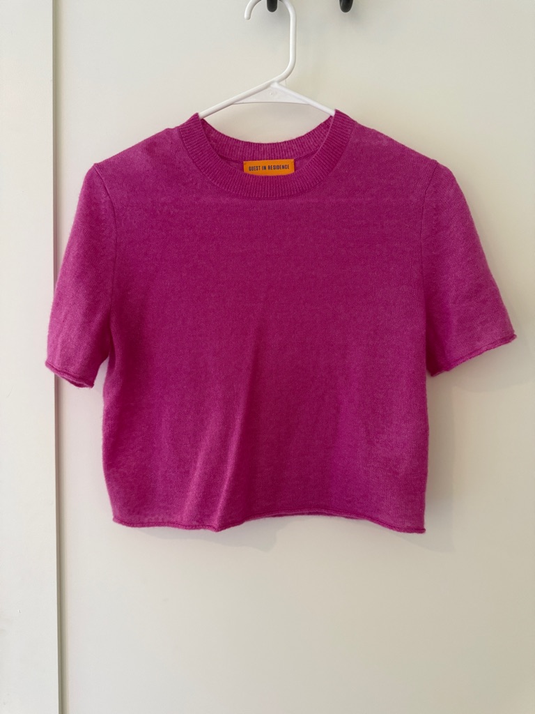 Guest In Residence Featherweight Crop Tee